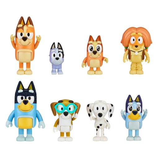 Bluey hahmot 8 kpl Perhe Ja Ystävät