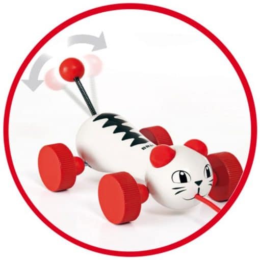 Brio kissa vedettävä 30187 puulelu - Image 2
