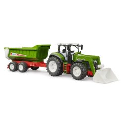 Bruder Roadmax traktori kärry ja kauha