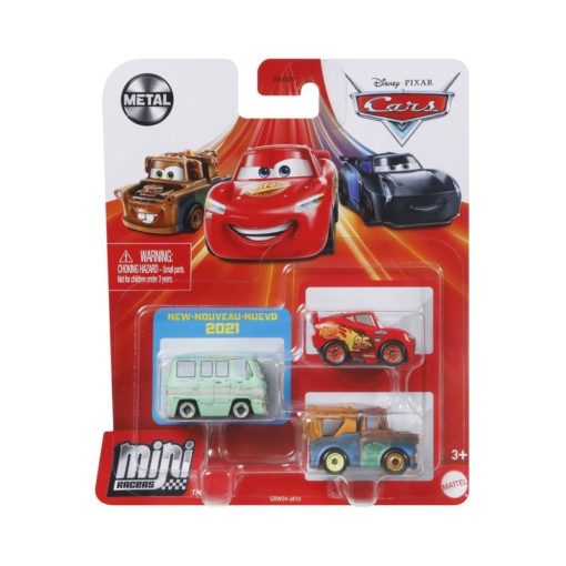 Cars mini Racers auto 3 kpl