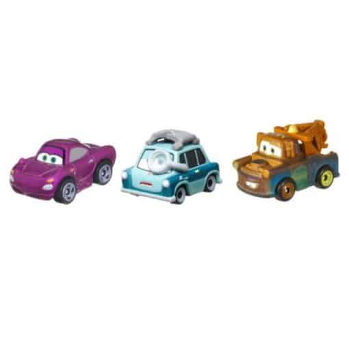 Cars Mini Racers auto 3 kpl