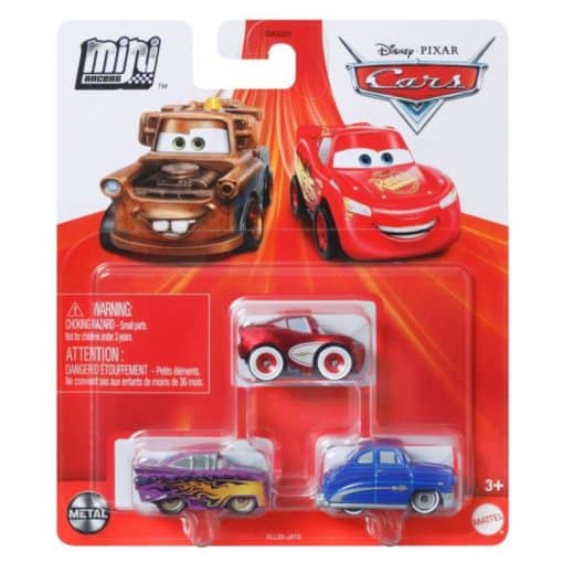 Cars Mini Racers auto 3 kpl