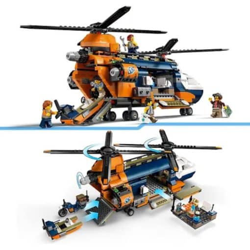 LEGO City 60437 Viidakkotutkijan helikopteri leirissä - Image 2