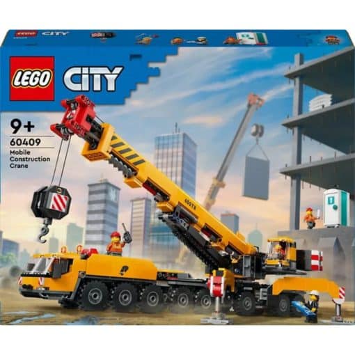 LEGO City 60409 keltainen Ajettava Rakennusnosturi