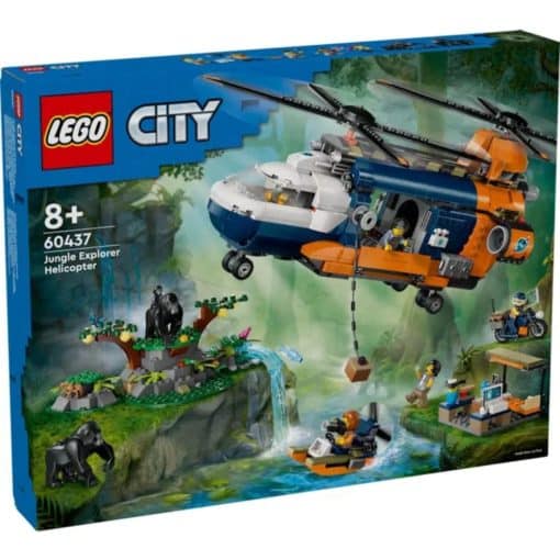 LEGO City 60437 Viidakkotutkijan helikopteri leirissä