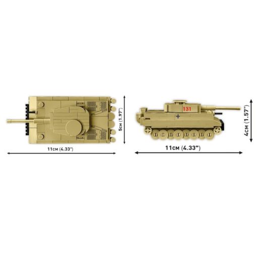 Cobi Tankki 1:72 Tiger I 131 3095