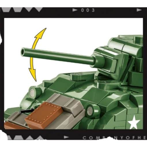 Cobi World War II tankki Sherman M4a1