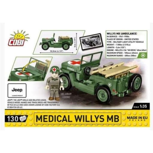 Cobi jeeppi Medical Willys MB 2295 - Image 2