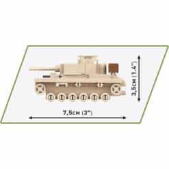 Cobi tankki 172 panzer iii ausf. l 3090