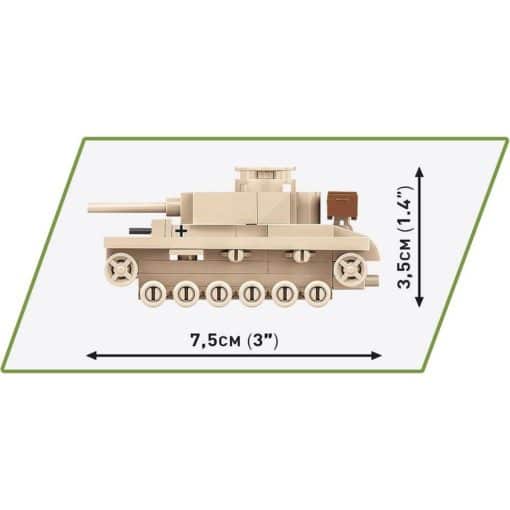 Cobi tankki 172 panzer iii ausf. l 3090