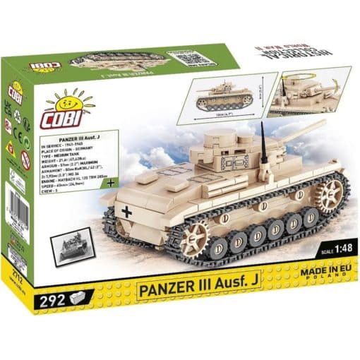 Cobi tankki Panzer III Ausf. J 2712