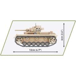 Cobi tankki Panzer III Ausf. J 2712