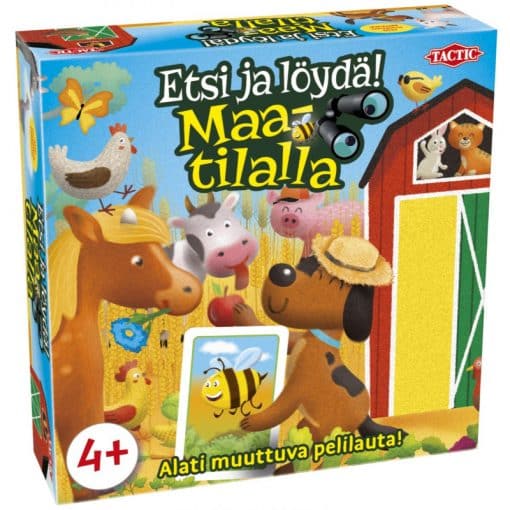 Etsi ja löydä maatilalla-lautapeli Tactic