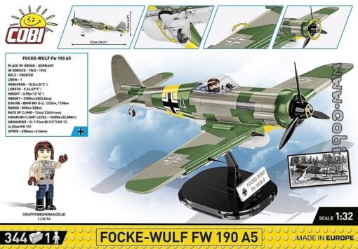 Cobi Lentokone Focke-Wulf FW 190 A5 - Image 11