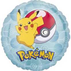 Folioilmapallo Pokemon Pikachu pyöreä
