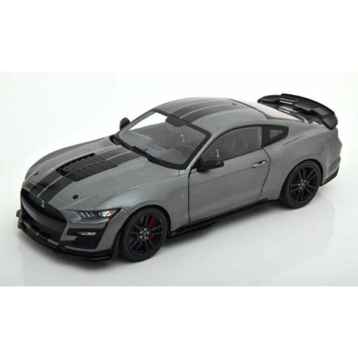 Ford Shelby Gt500 1:18 harmaa Solido-keräilyauto