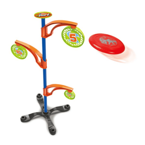 Haasta kaverisi hauskaan kisaan ja kerää pisteitä frisbeetä heittämällä.