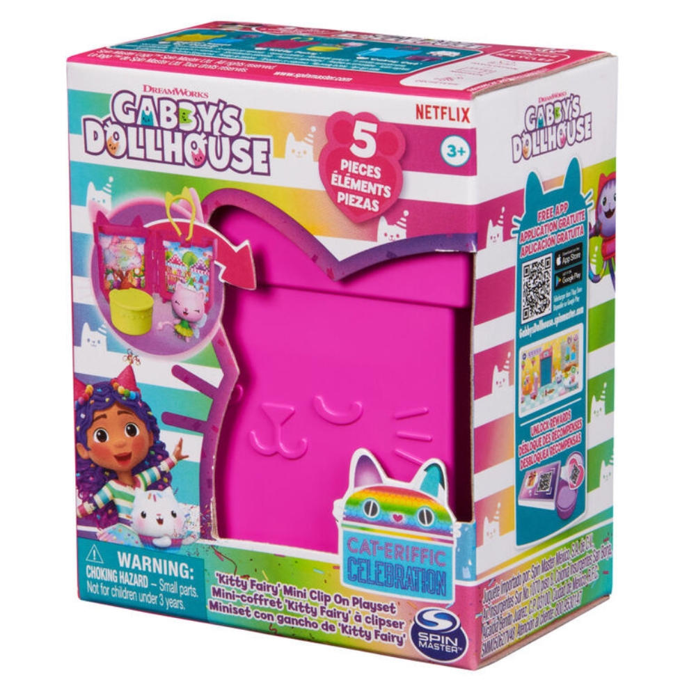 Gabby's Nukkekoti Mini Clip On violetti