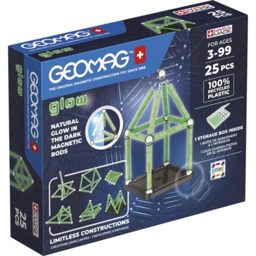 Geomag Glow Recycled rakennussarja 25 osaa