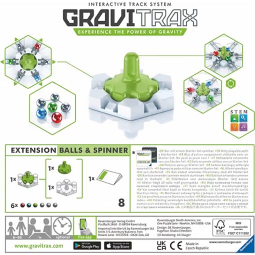 Gravitrax lisäosa Balls & Spinner Ravensburger - Image 2