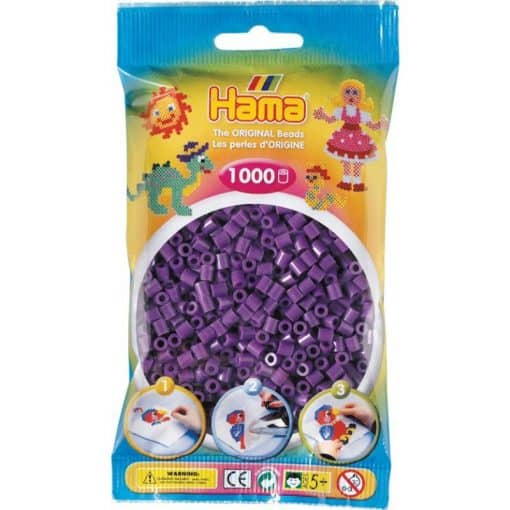 Hama-helmet 1000 kpl lila Midi