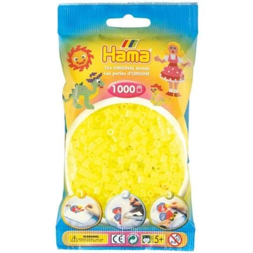 Hama helmet 1000 kpl neonkeltainen Midi