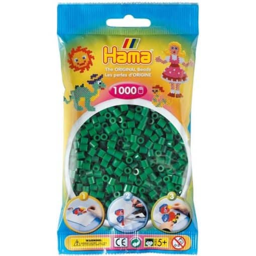 Hama helmet 1000 kpl vihreä helmi Midi