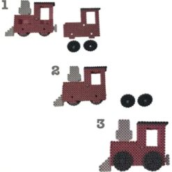 Hama-helmet 6000 kpl 3D Synttärijuna