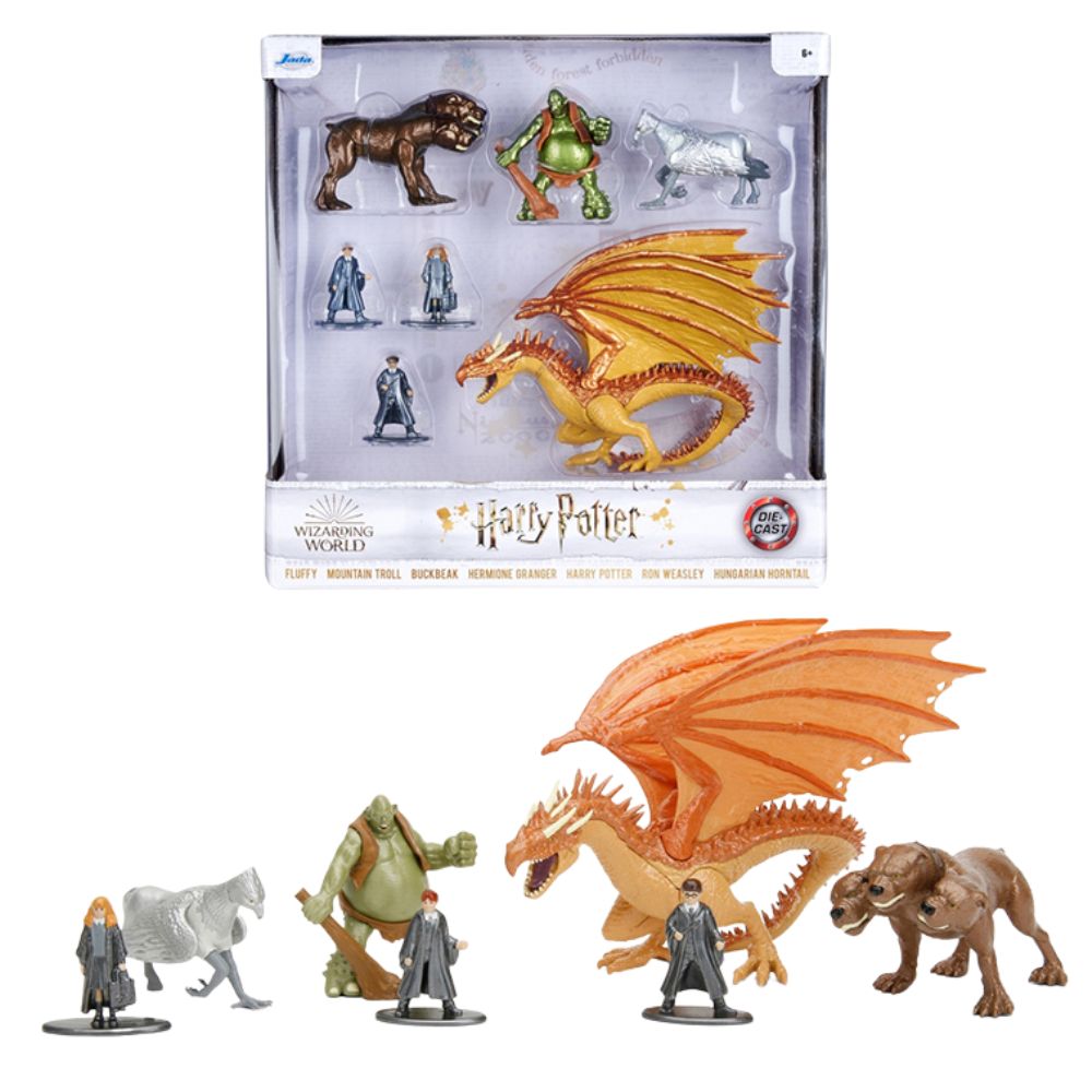 Harry Potter Mega Pack – 7 metallista keräilyhahmoa Jada Toys