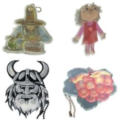 Heijastin Lisenssiheijastin erilaisia– pehmeä heijastin palloketjulla