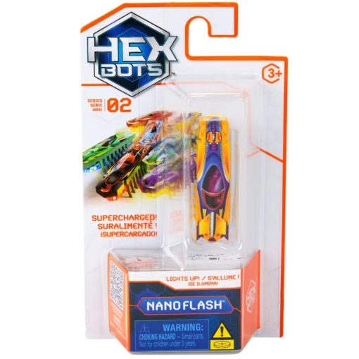 Hex Bots Nano Flash keltainen & violetti