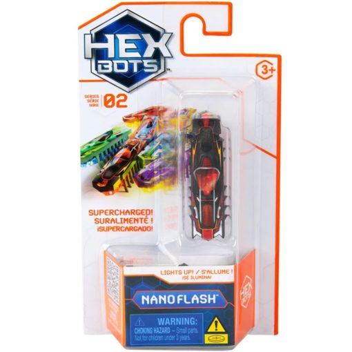 Hex Bots Nano Flash musta & punainen