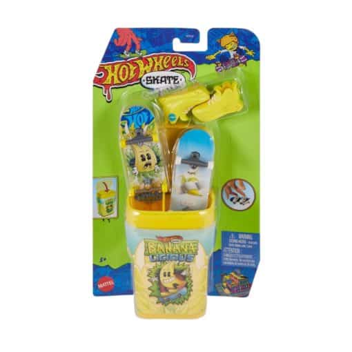 Hot Wheels Banana Licious -sormiskeittisetti pakkauksessa