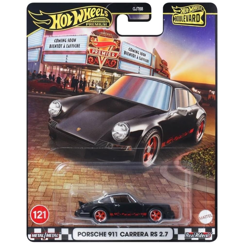 Hot Wheels Boulevard Porsche 911 Carrera RS 2.7 (JBL19) – Miniatyyri / Leluminiauto, musta - Image 7