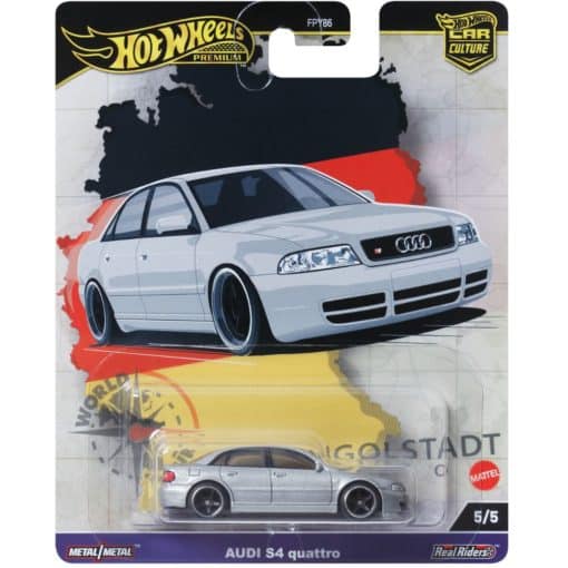 Hot Wheels Car Culture Audi S4 Quattro pikkuauto