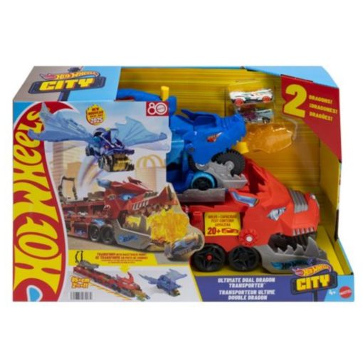 Hot Wheels autonkuljetus Dual Dragon