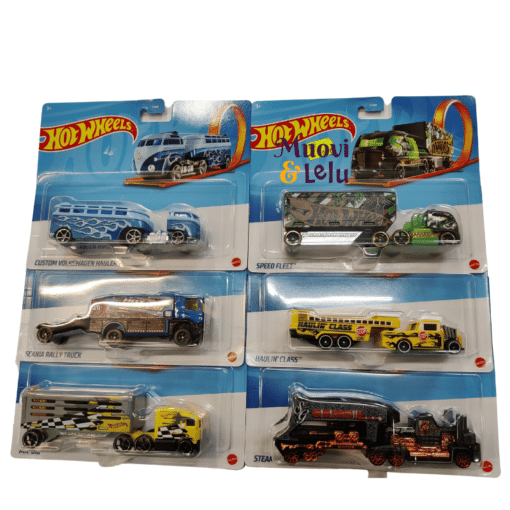 Hot Wheels rekka erilaisia