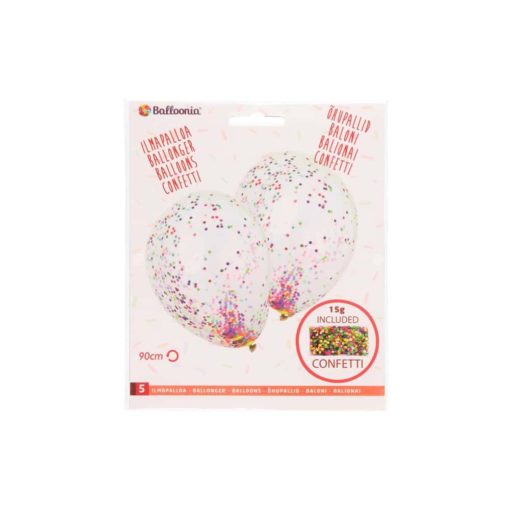 Ilmapallo confetti 5 kpl