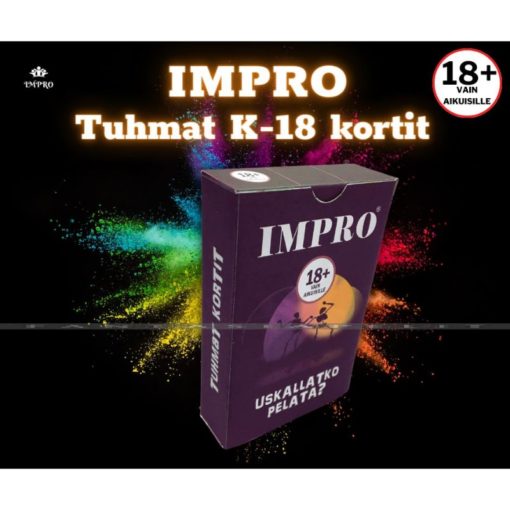 Impro tuhmat K18-kortit