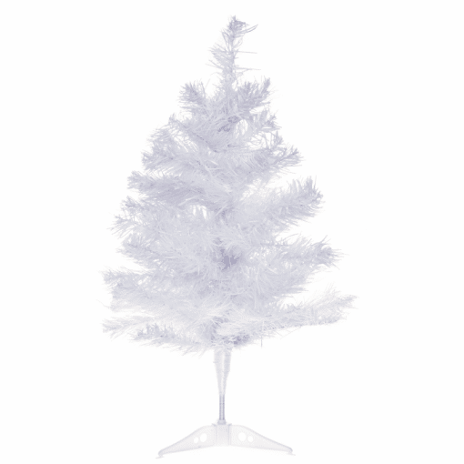 Joulukuusi 60 cm valkoinen pöydälle Winteria
