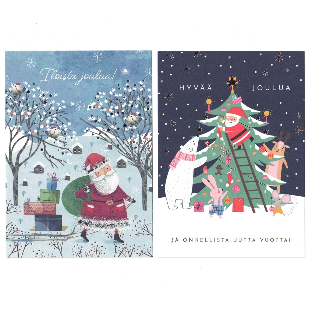 joulukortteja