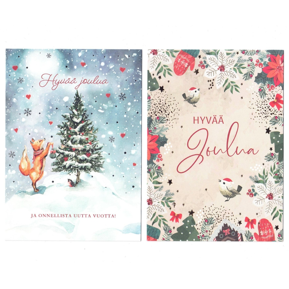 joulukortteja