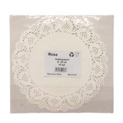 Kakkupaperi Ø 26 cm 10 kpl Rosa