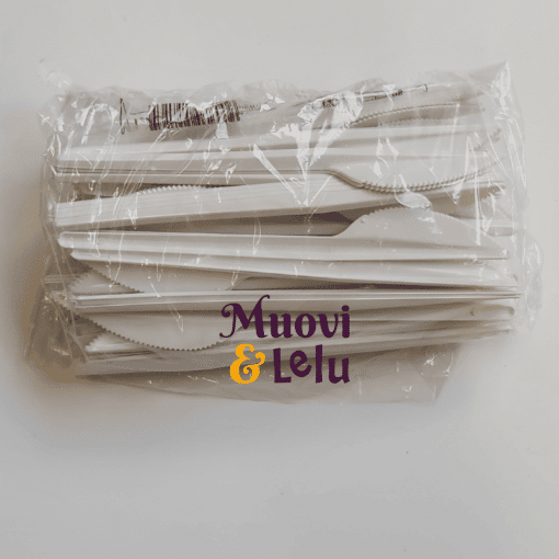 Kertakäyttö muovinen veitsi muovi 100 kpl - Image 2