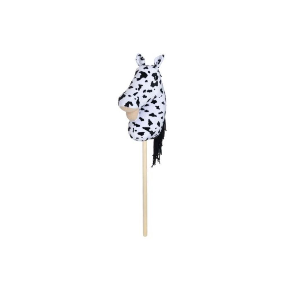 Keppihevonen valkoinen mustilla pilkuilla 75 cm - Image 3