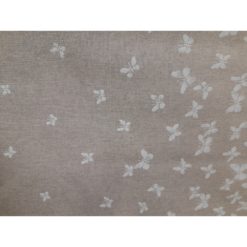 Kerni 140 cm beige valkoiset perhoset