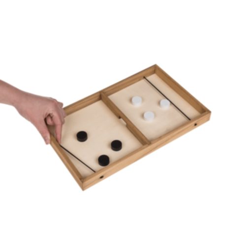 Kiekkopeli Puinen Puck Game