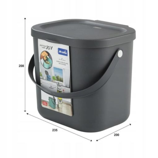 Kierrätysroskis kannella 6 L mini Albula - Image 2