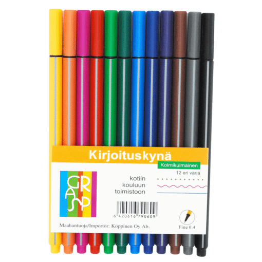12 fine pens