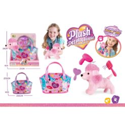 Koira puudeli pehmo laukussa Pet Play House